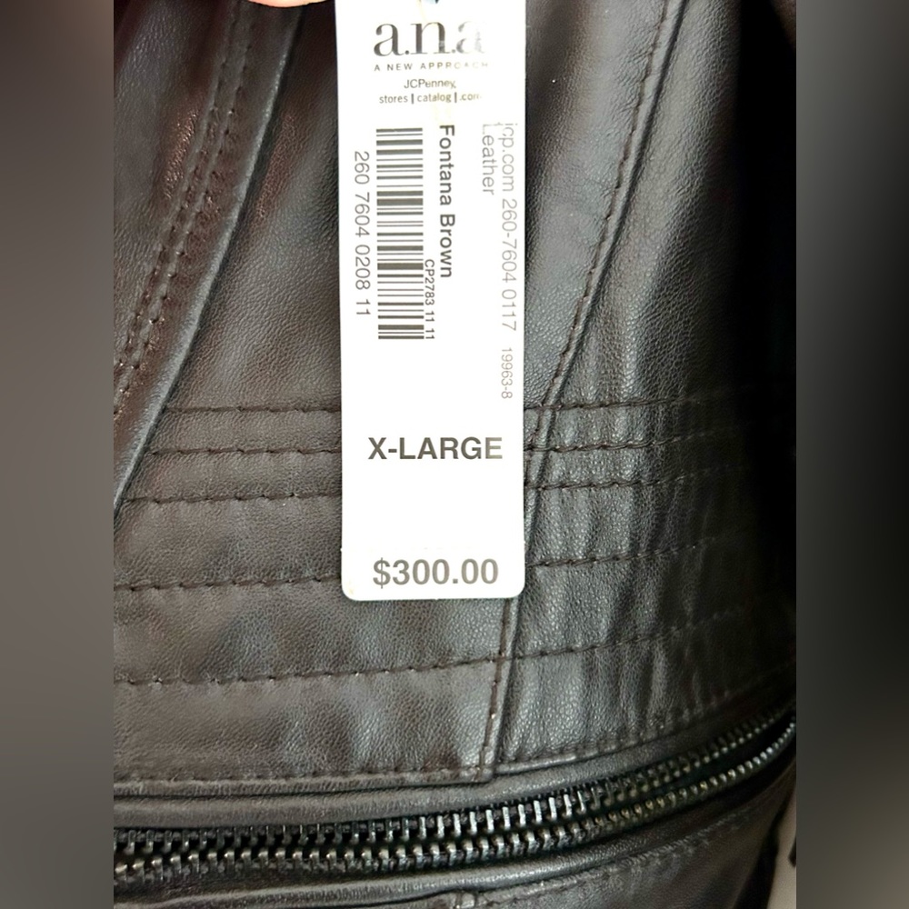 A.N.A Leather Jacket - Picture 5 of 6